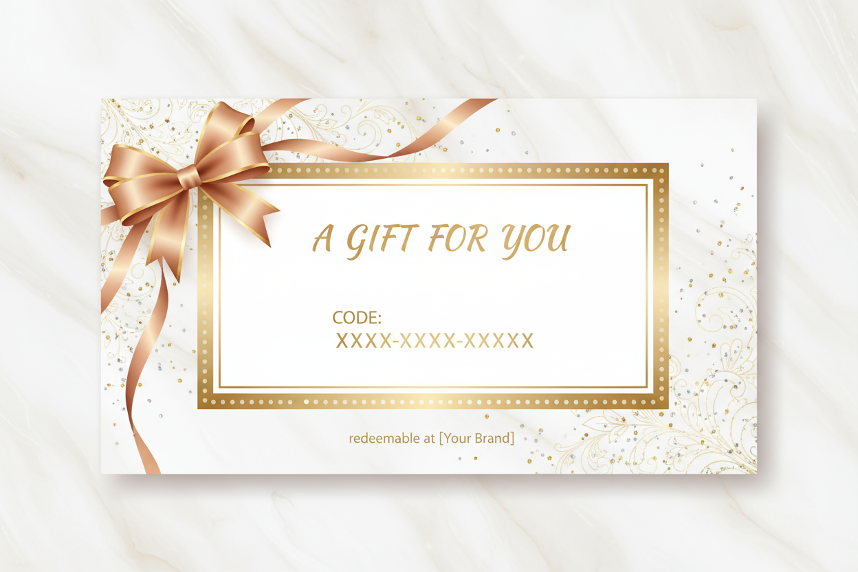 create gift card image
